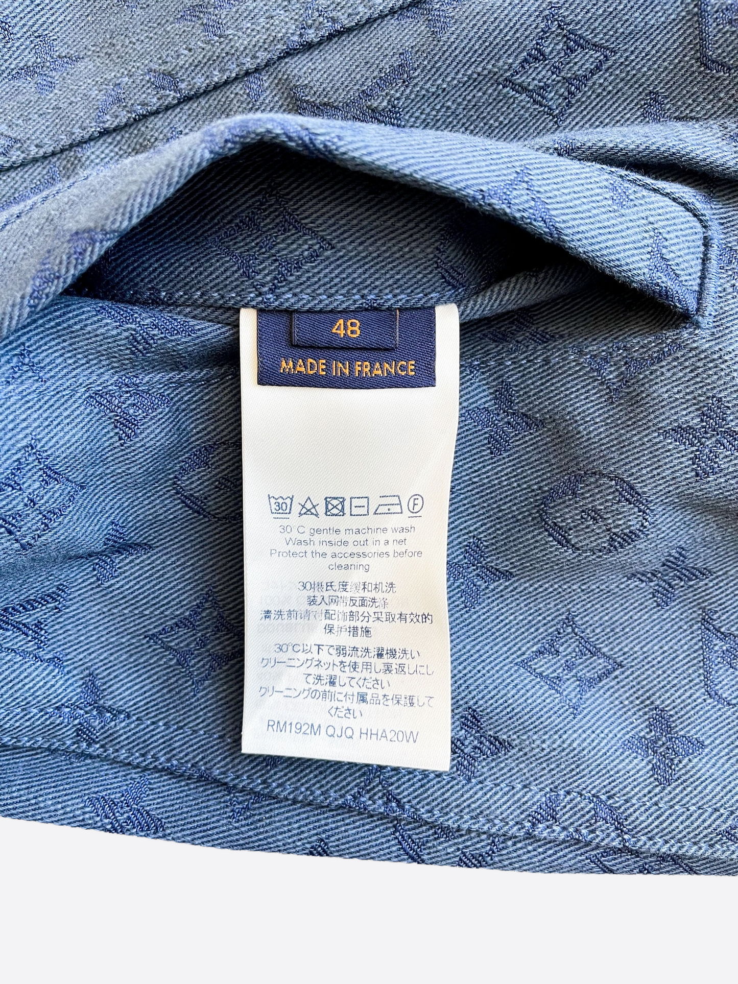 Louis Vuitton® Indigo Blue Denim Jacket Indigo. Size 40 in 2023