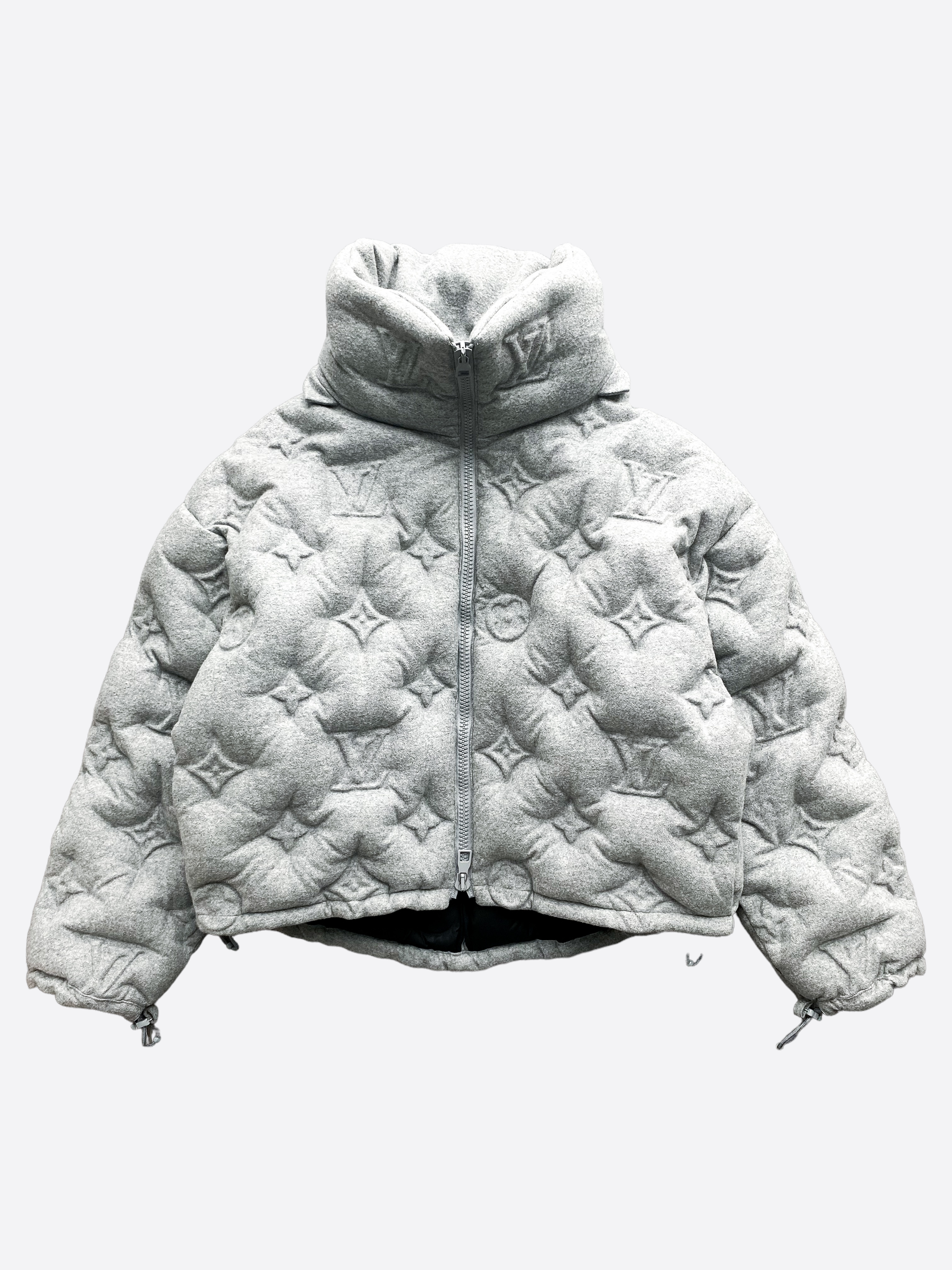 Louis Vuitton Grey Monogram 'Boyhood' Puffer Jacket - Shop The Latest SNKRS  APP Sought-After Release