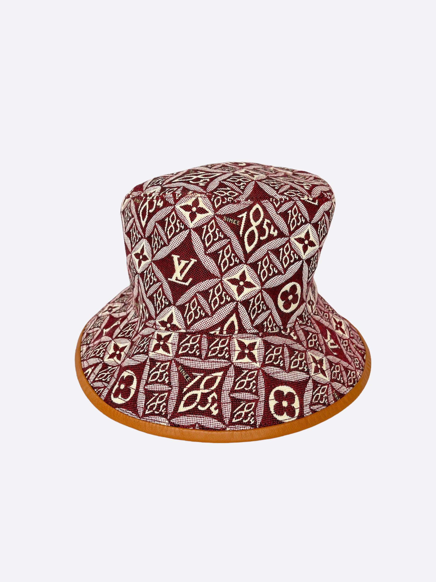 Louis Vuitton Red 1854 Bucket Hat – Savonches
