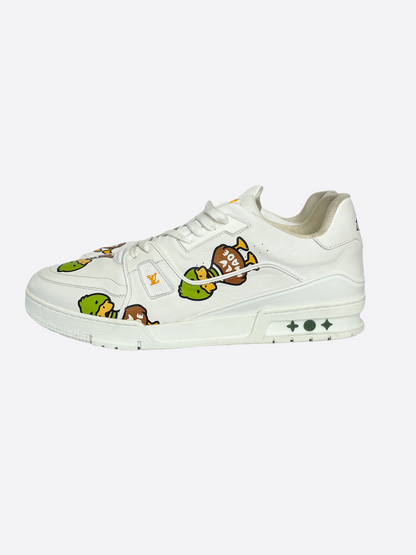 Louis Vuitton White Duck Nigo Trainers