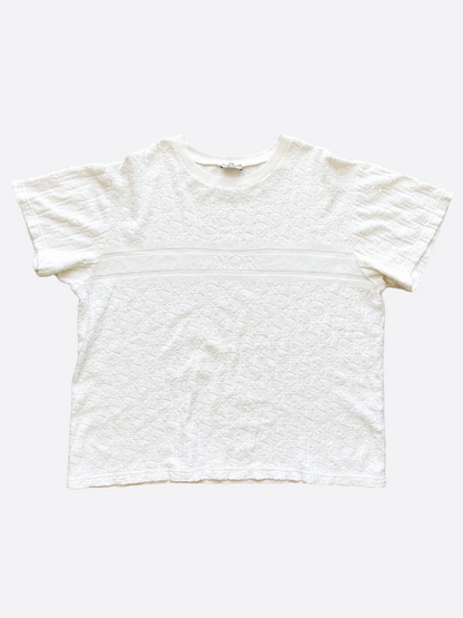 Dior White Monogram Towel Tee