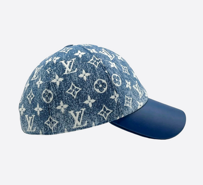 Louis Vuitton Blue Denim Monogram Hat