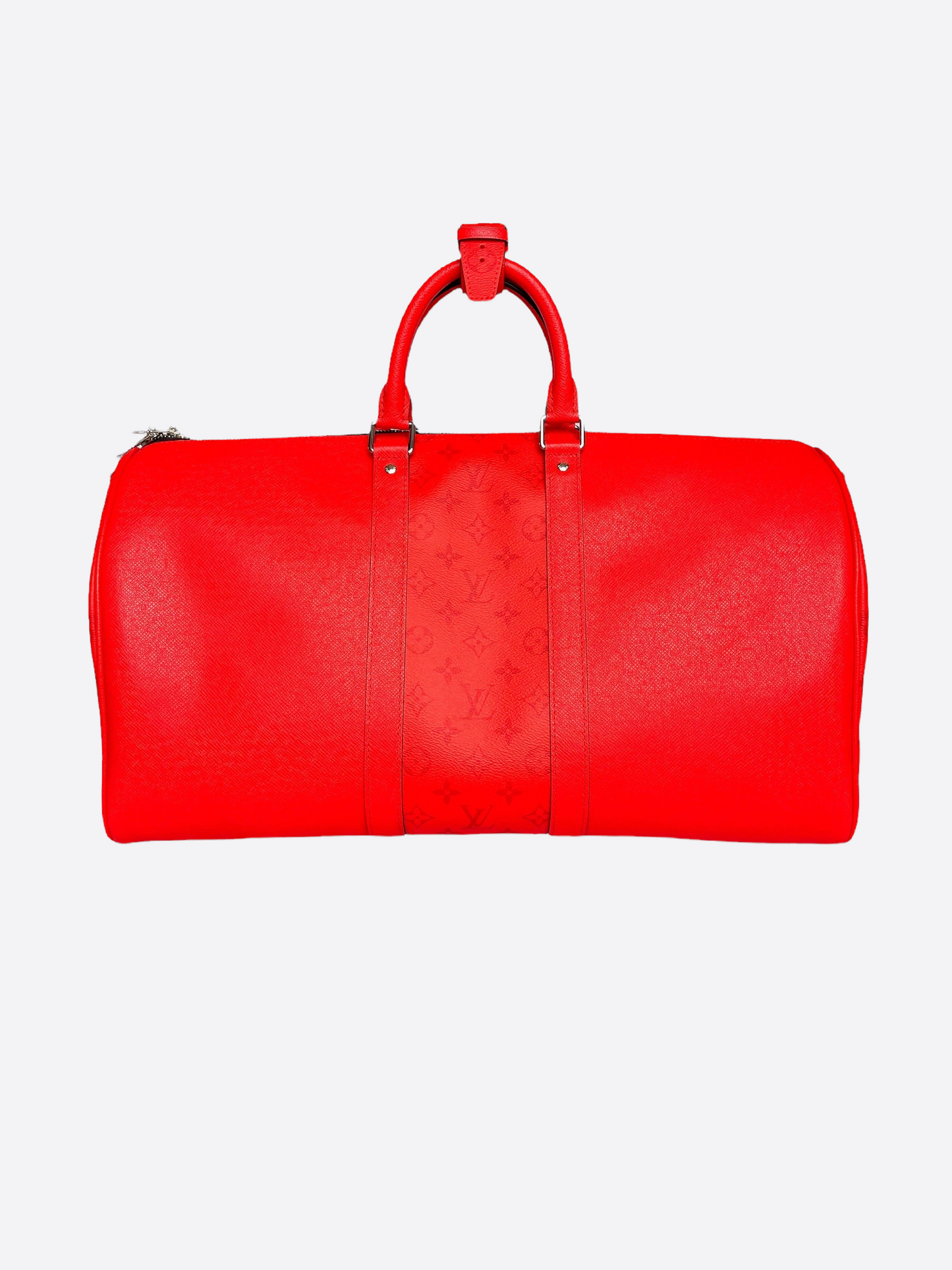 Louis Vuitton Taigarama Red Keepall 50