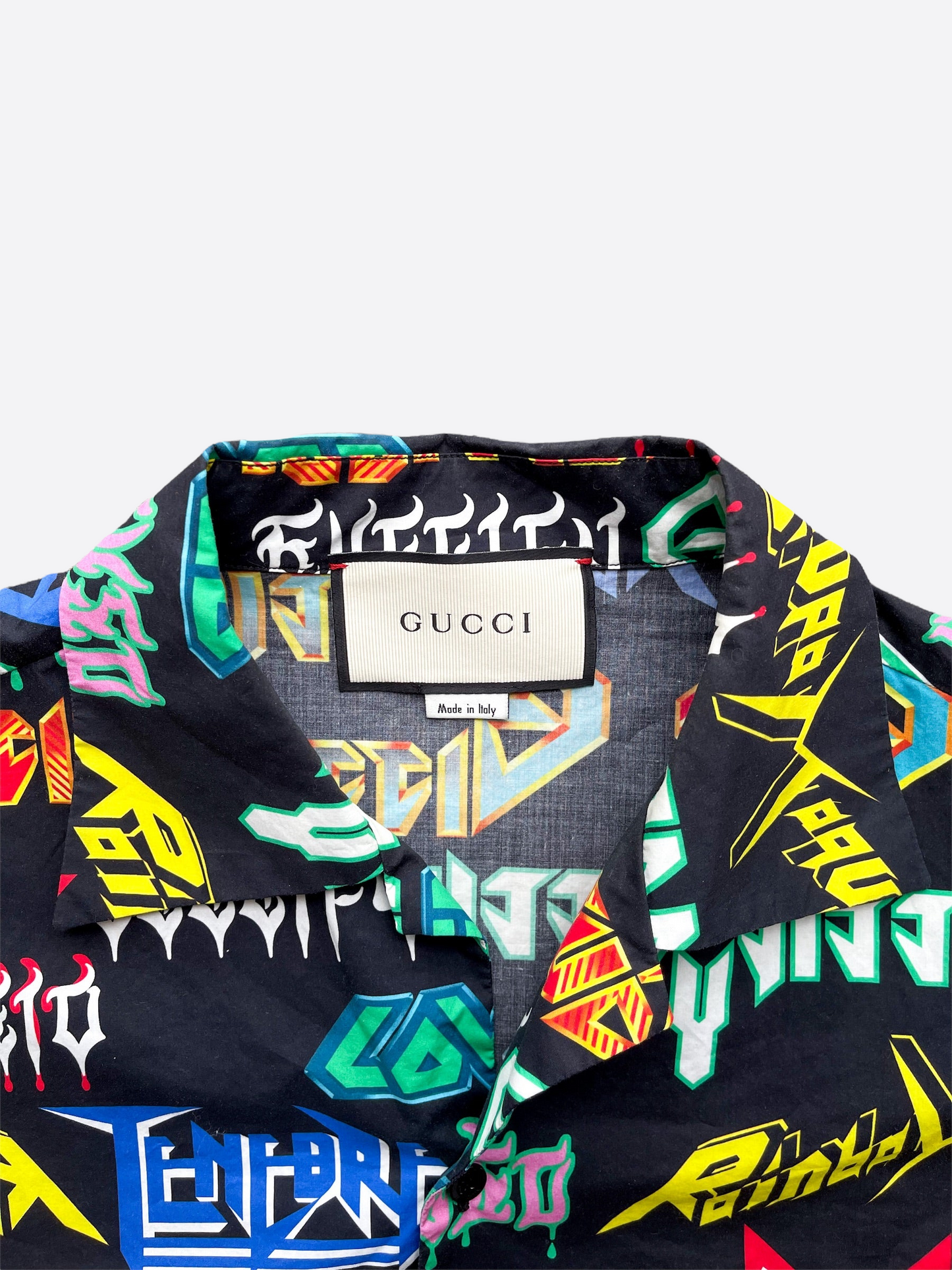 Gucci Metal Mix Button Up Shirt