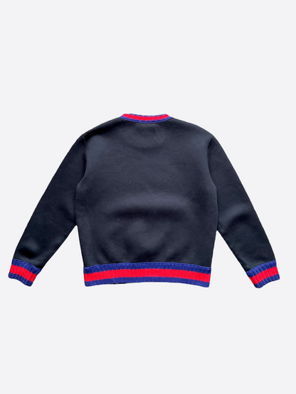 Gucci Ghost Diamond Logo Neoprene Sweater Savonches