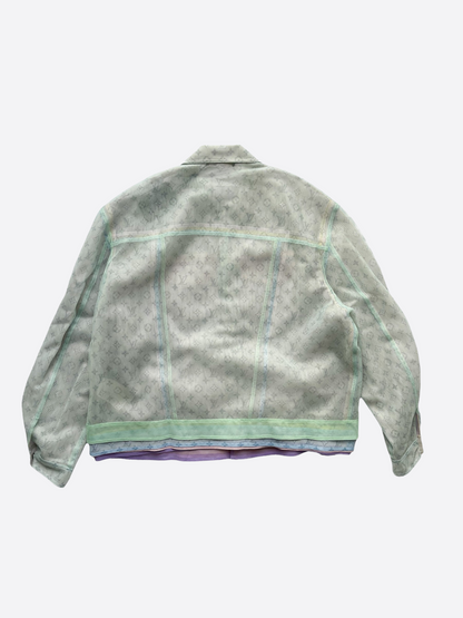 Louis Vuitton Multicolor Tulle Denim Jacket