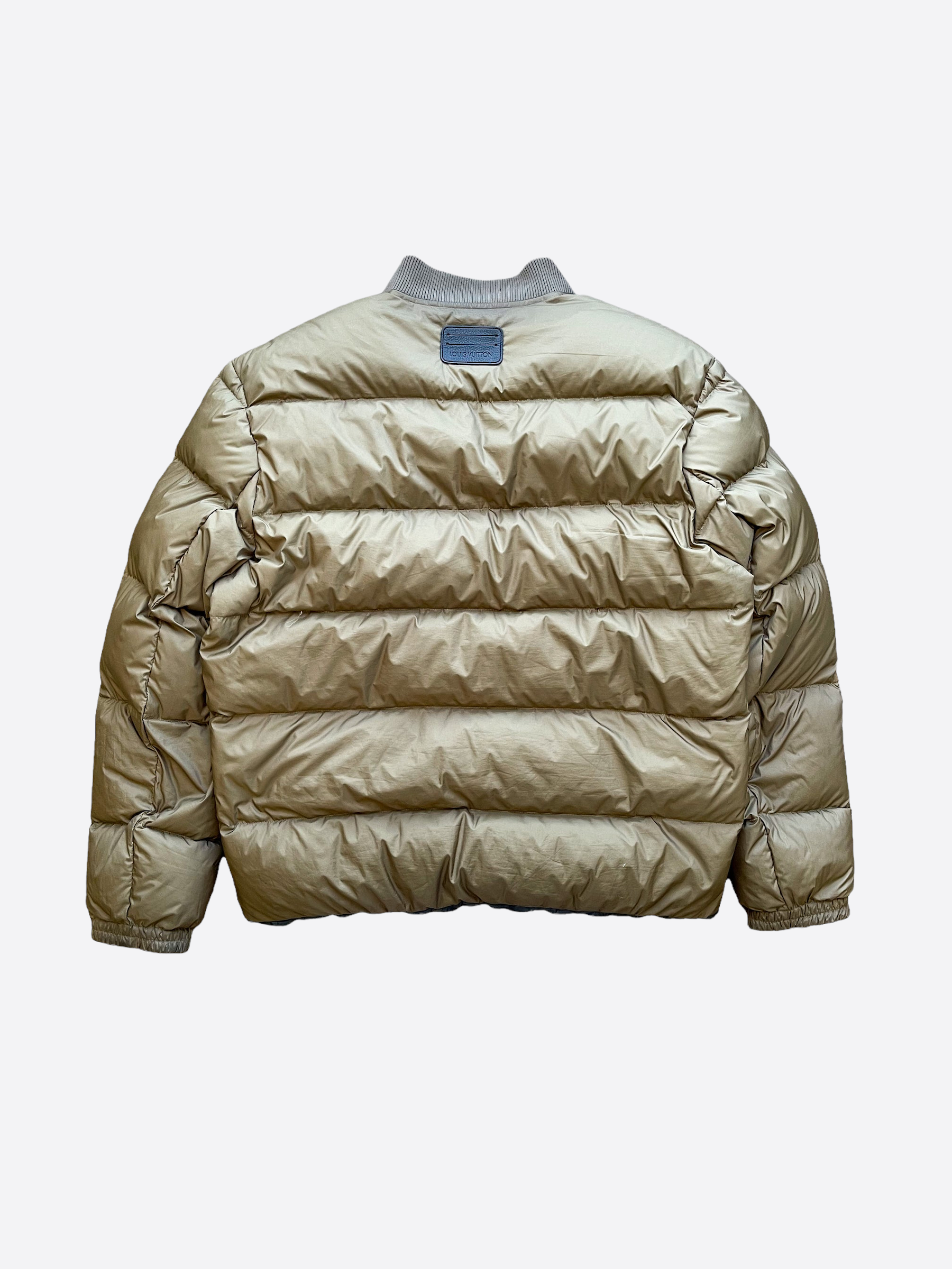 Louis Vuitton Olive Monogram Shearling Jacket – Savonches
