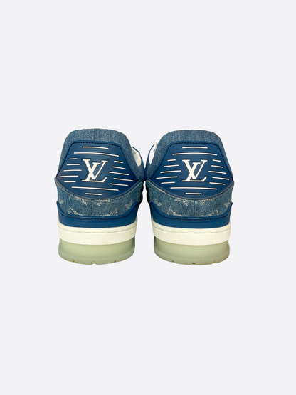 Louis Vuitton Blue Denim Trainers