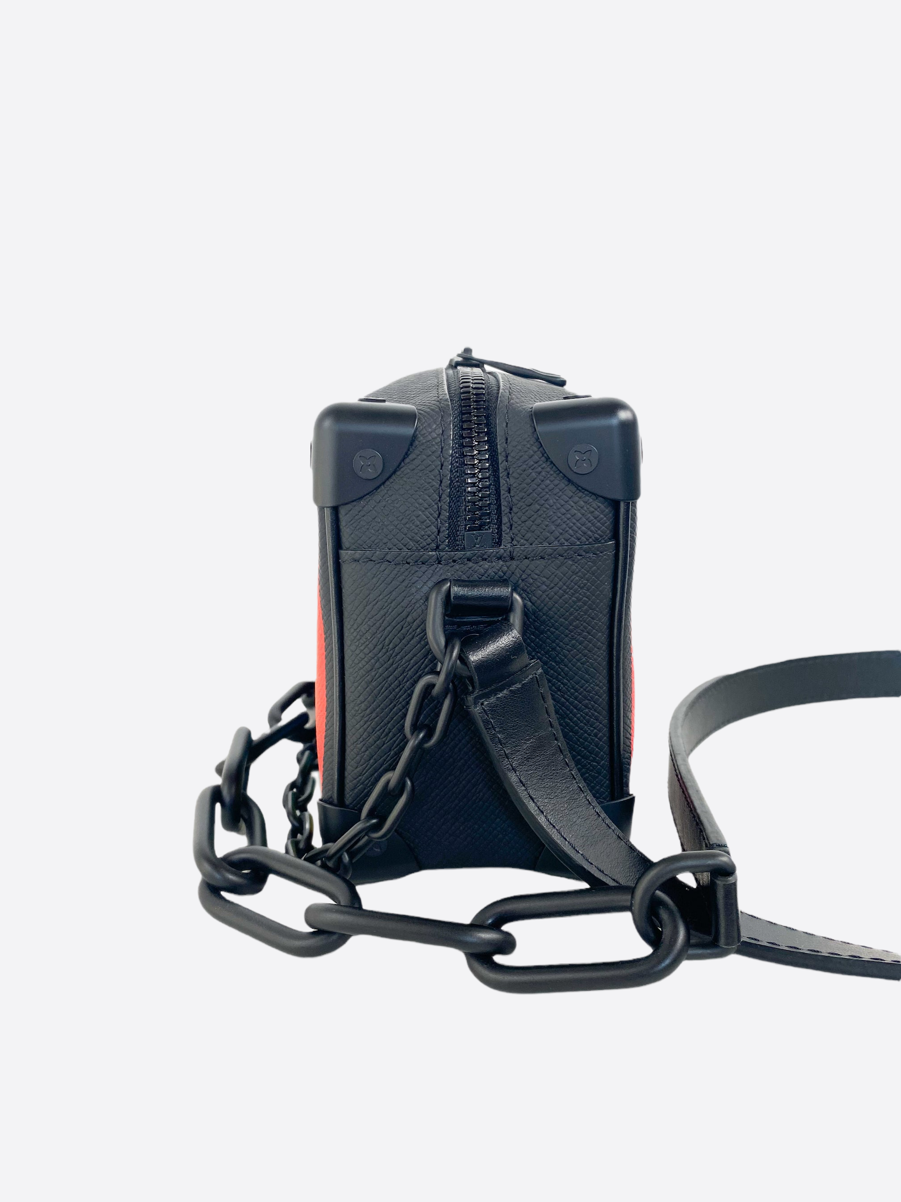 Louis Vuitton Men's Black Rainbow Soft Trunk Backpack Taiga PM M30337 –  THE-ECHELON