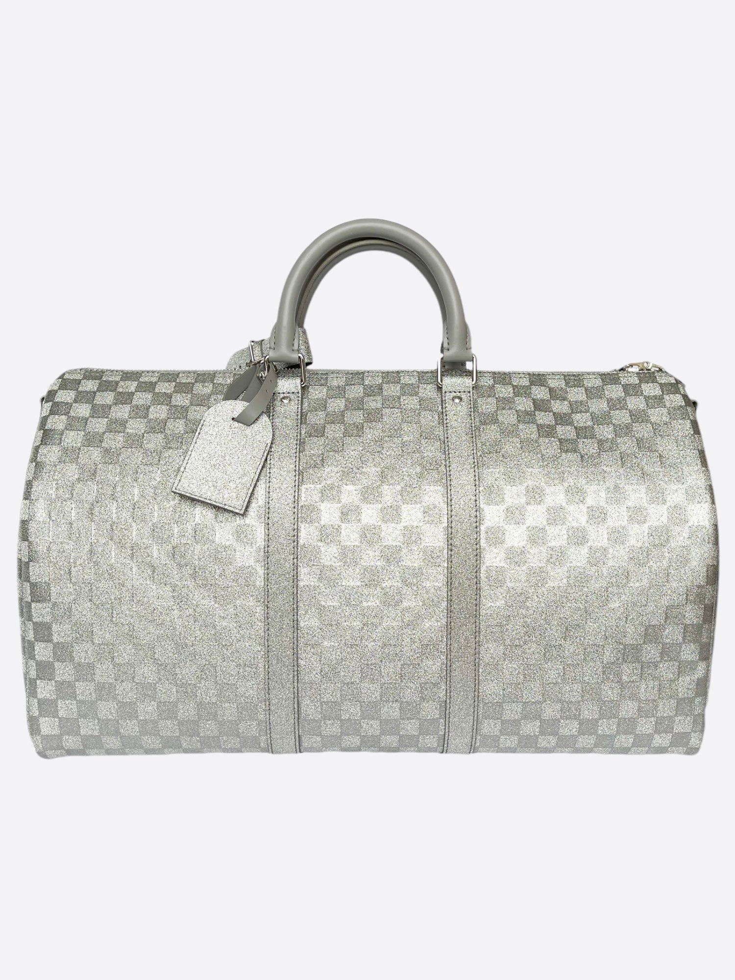 Louis Vuitton Silver Glitter Keepall 50 Savonches