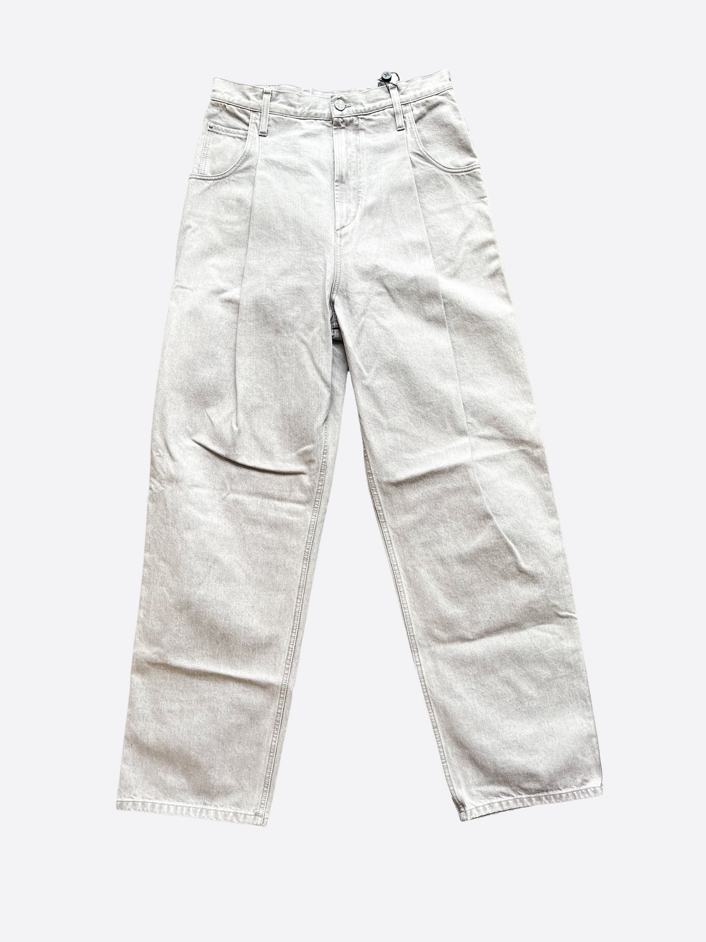 Louis Vuitton Grey Dark Wash Denim Straight Fit Jeans XS Louis