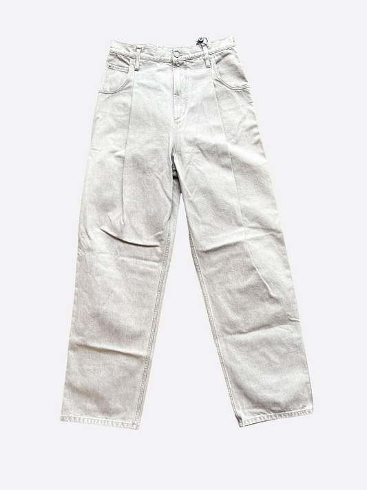 Louis Vuitton Grey Straight-fit Jeans