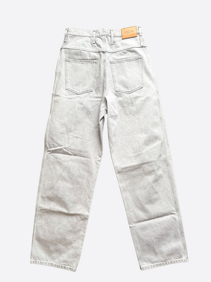 Louis Vuitton Grey Straight-fit Jeans