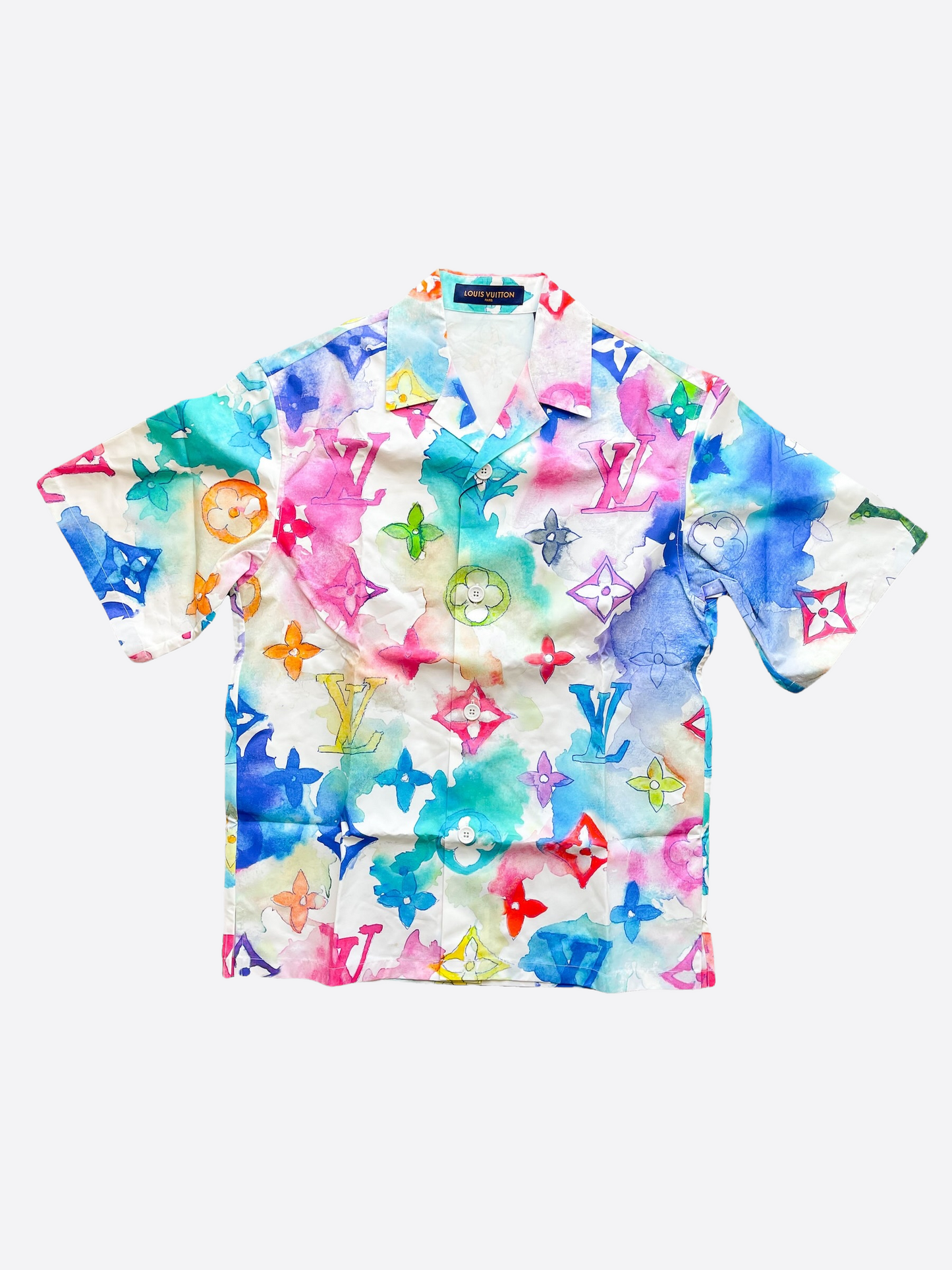 Louis Vuitton Watercolor Short Sleeve Shirt