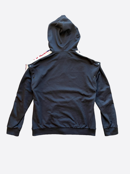 Gucci Striped Technical Convertible Hoodie