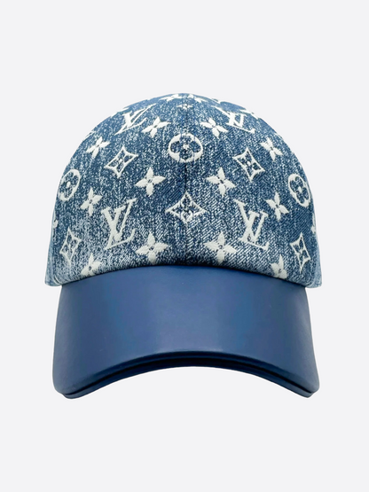 Louis Vuitton Blue Denim Monogram Hat