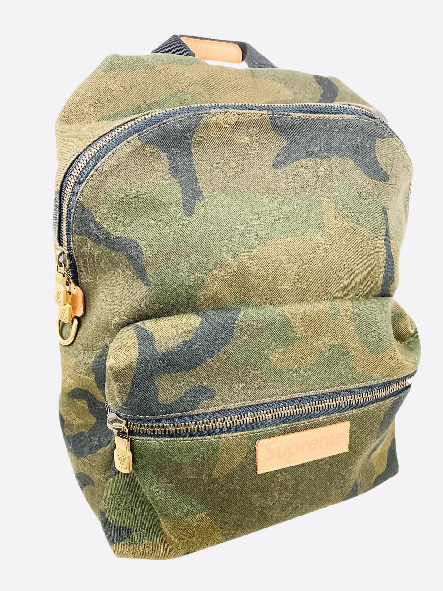 UNUSED LOUIS VUITTON x SUPREME 17AW Camouflage Apollo Backpack