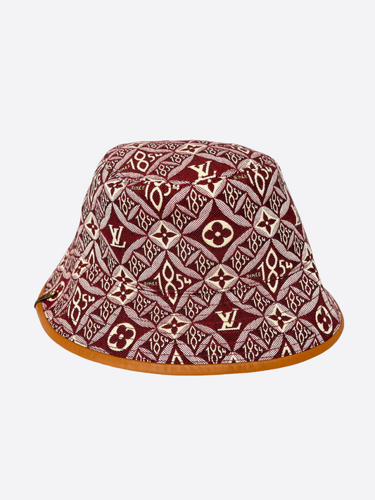 Louis Vuitton Red 1854 Bucket Hat