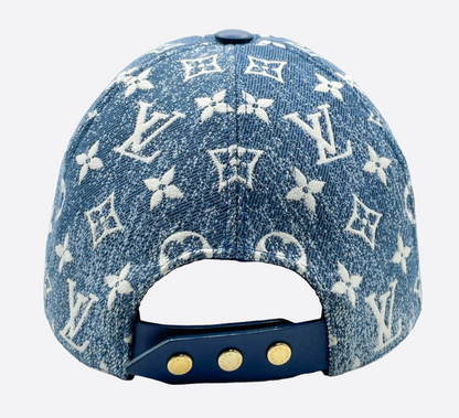 Louis Vuitton Blue Denim Monogram Hat