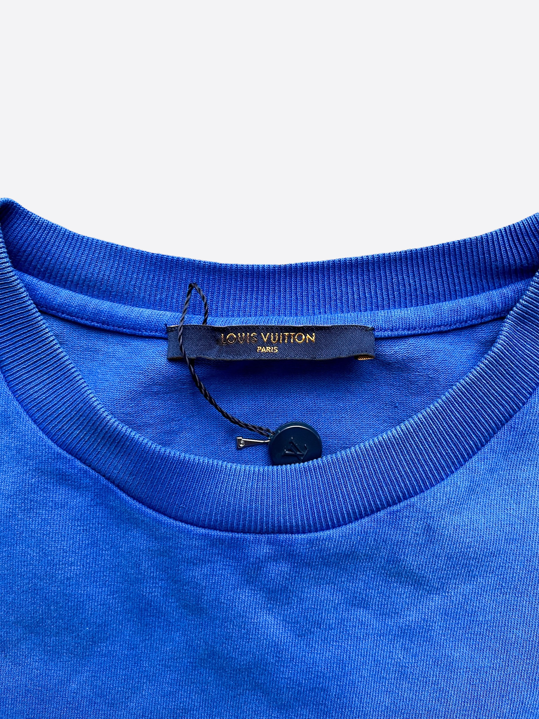Louis Vuitton Staples Edition Blue Tee – Savonches