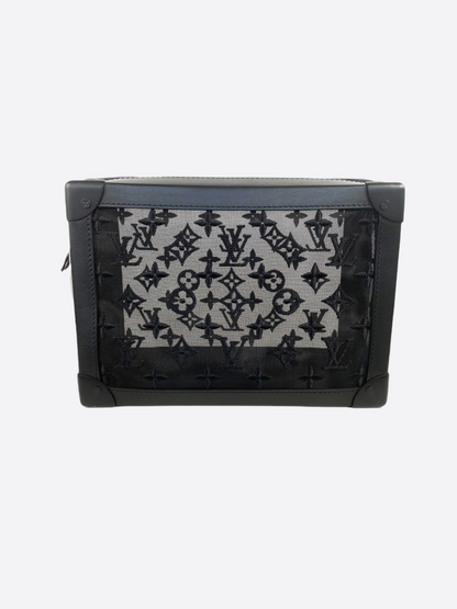 Louis Vuitton Black Mesh Soft Trunk