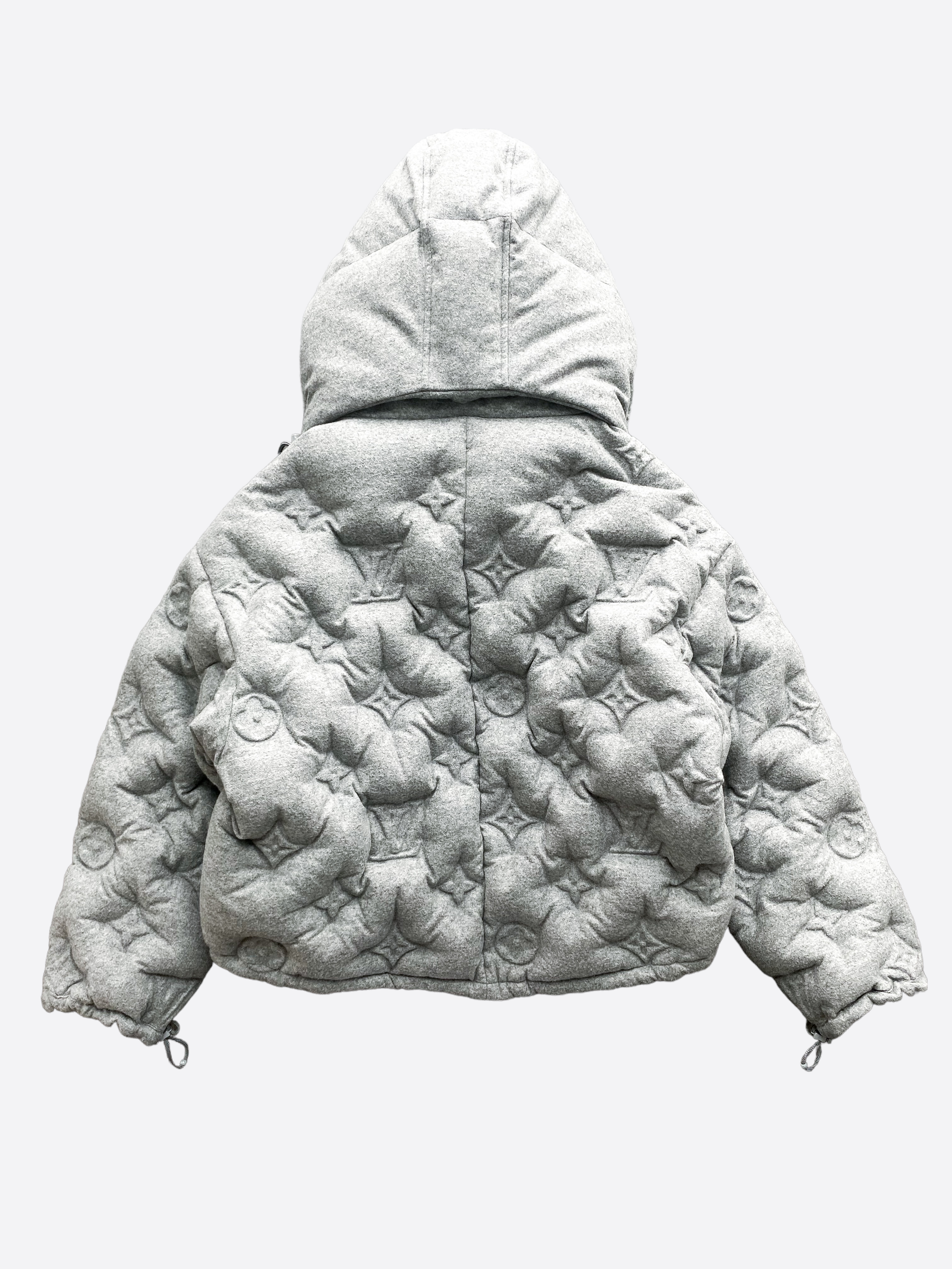 Louis Vuitton Grey Monogram Boyhood Puffer Jacket – Savonches