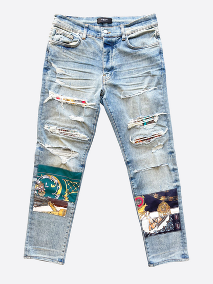 Amiri Scarf Patch Jeans