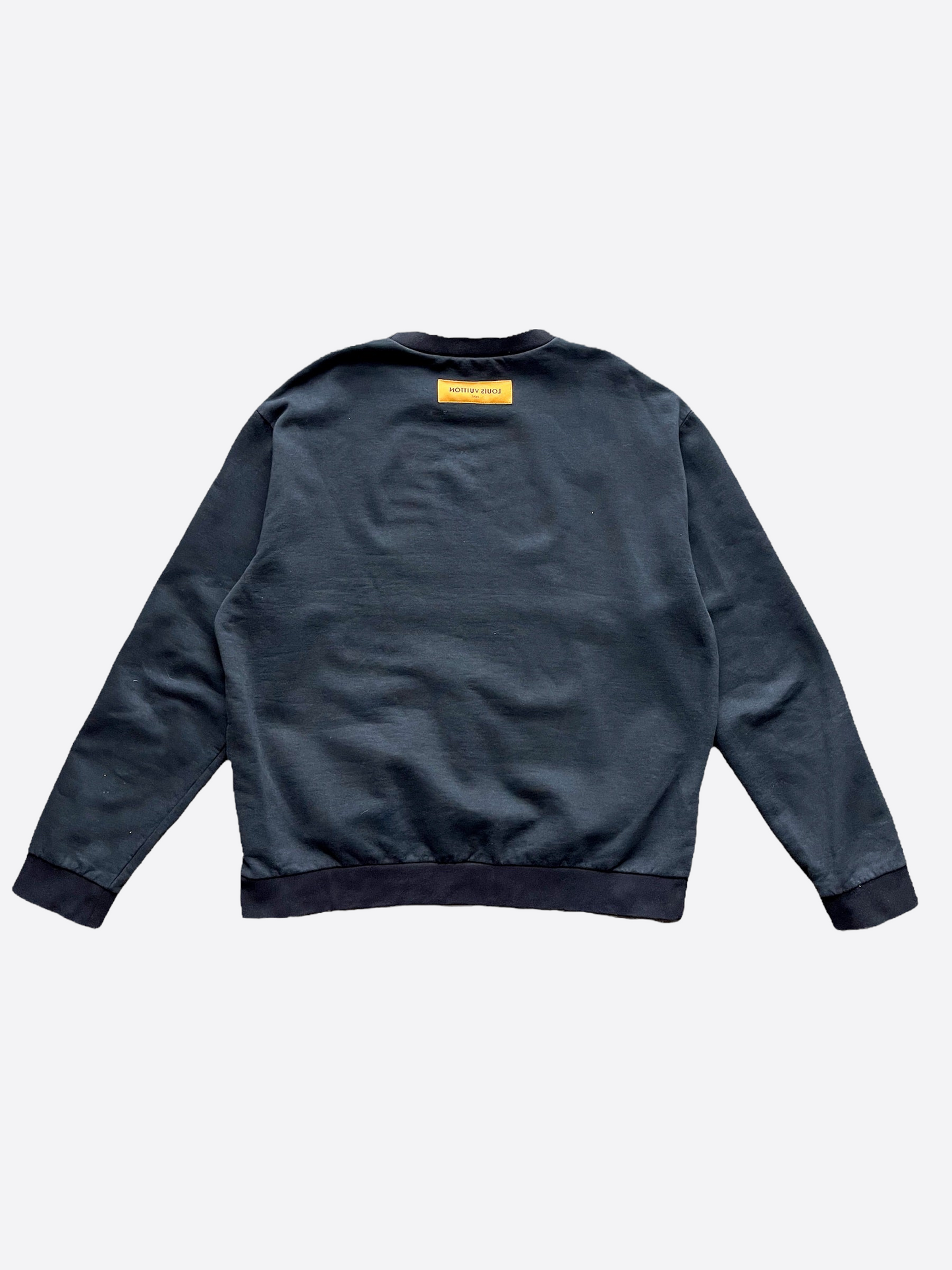 Louis Vuitton Black LV Stitch Crewneck