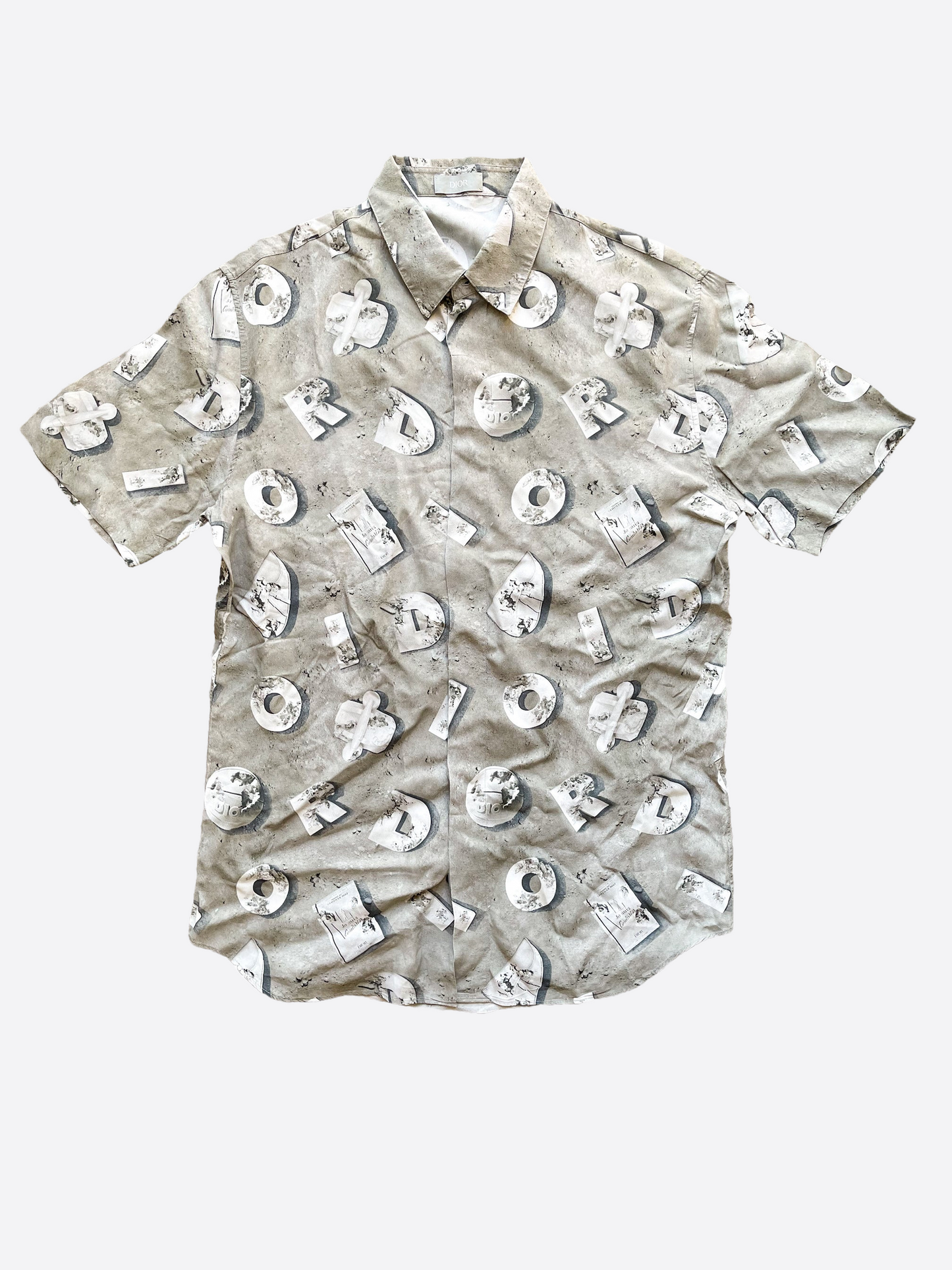 Dior Daniel Arsham Lunar Print Short Sleeve