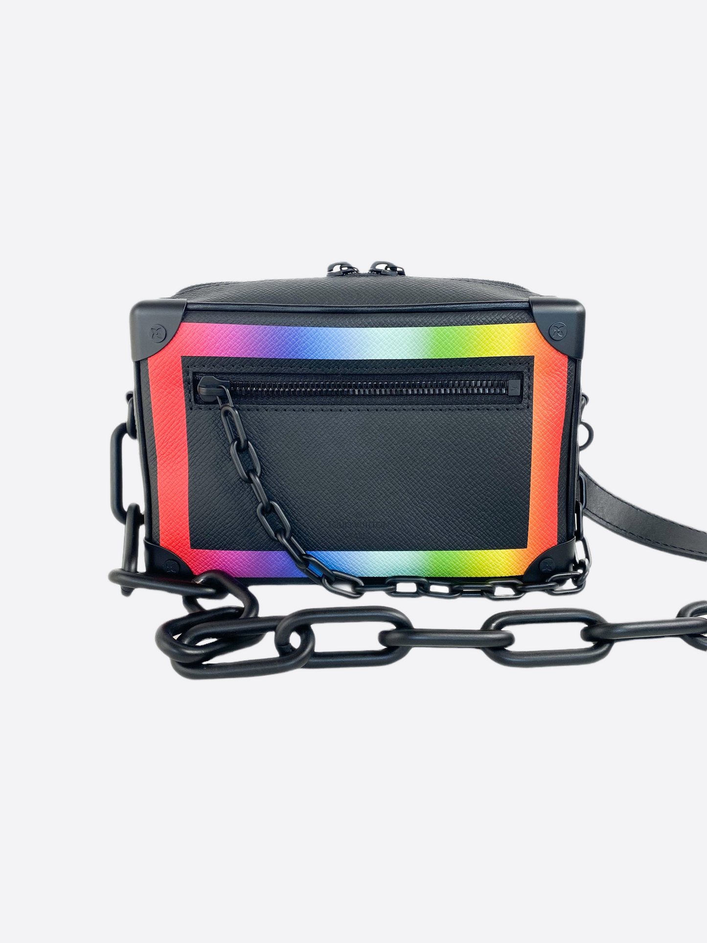 Louis Vuitton 2019 Taïga Rainbow Soft Trunk Mini - Black Other