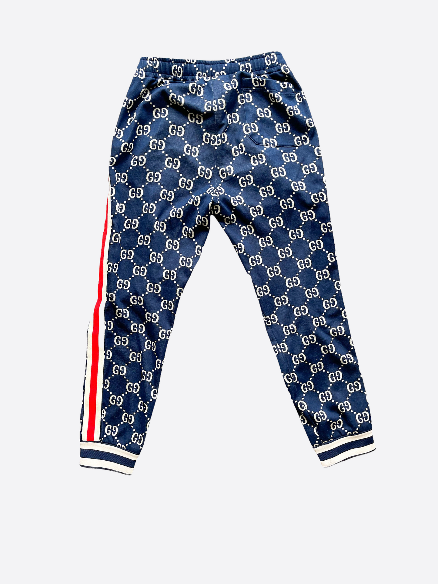 Gucci Blue GG Jacquard Trackpants