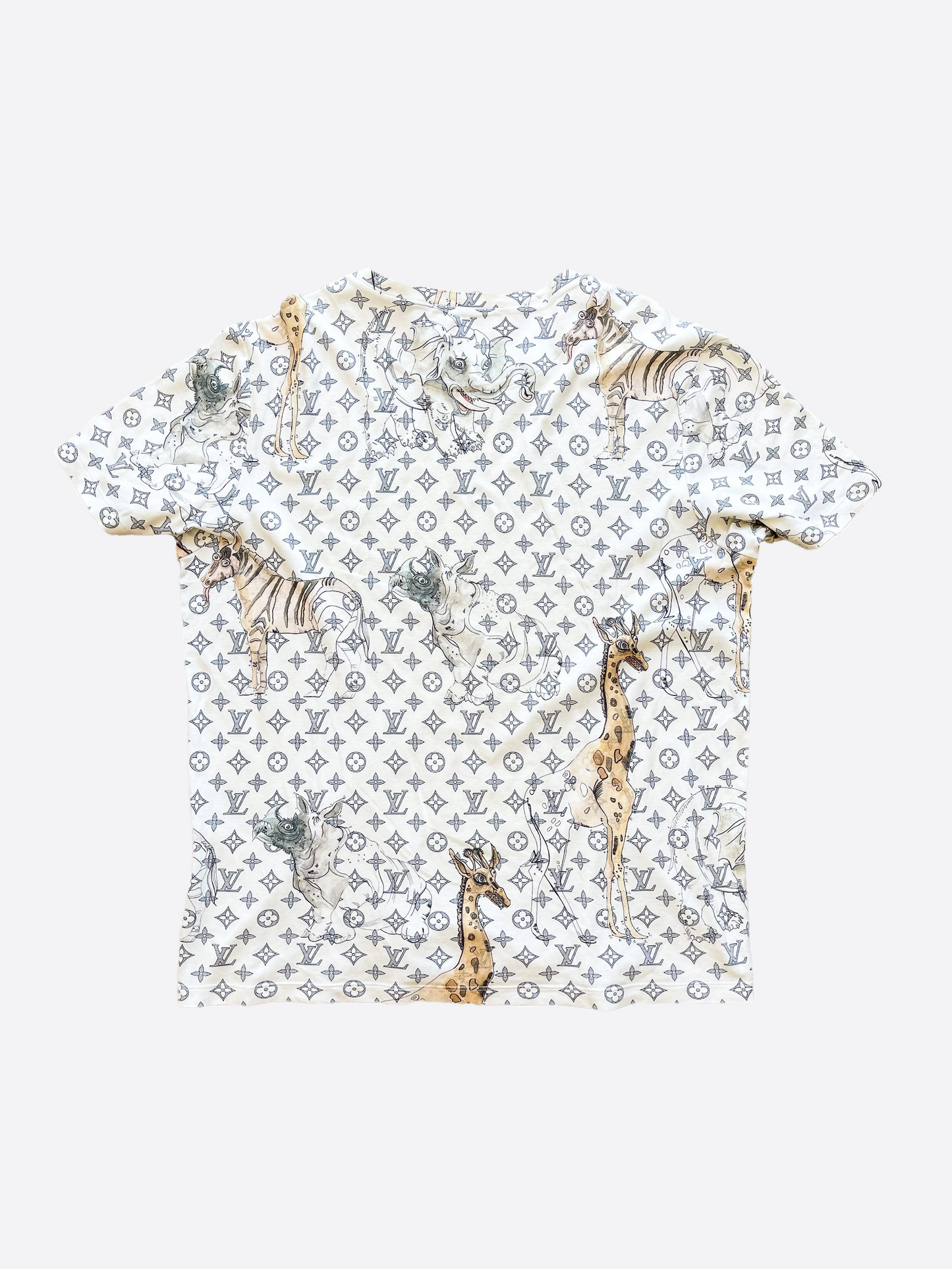 vuitton monogram giraffe shirt