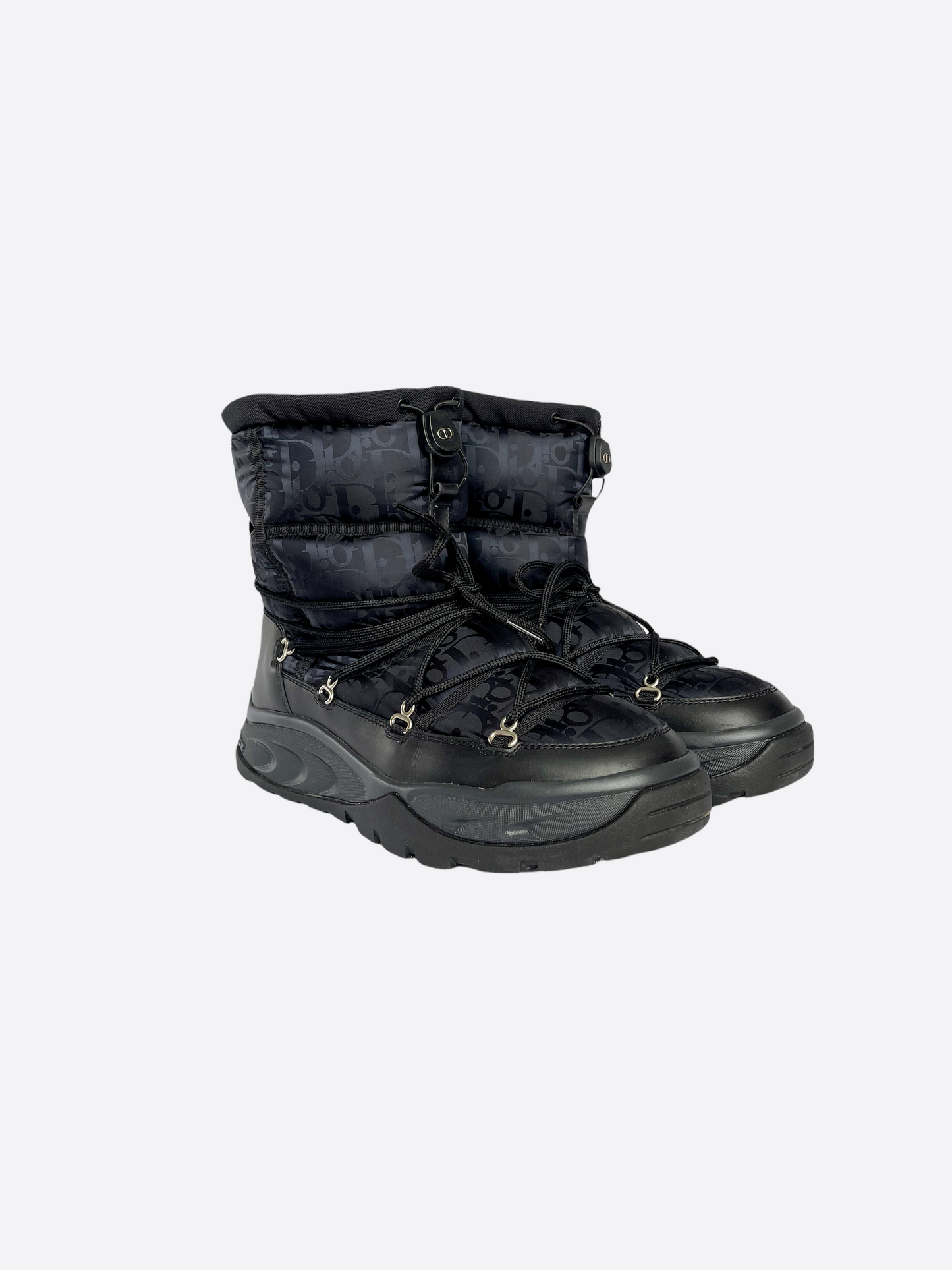 Dior Oblique Laced Snow Boots