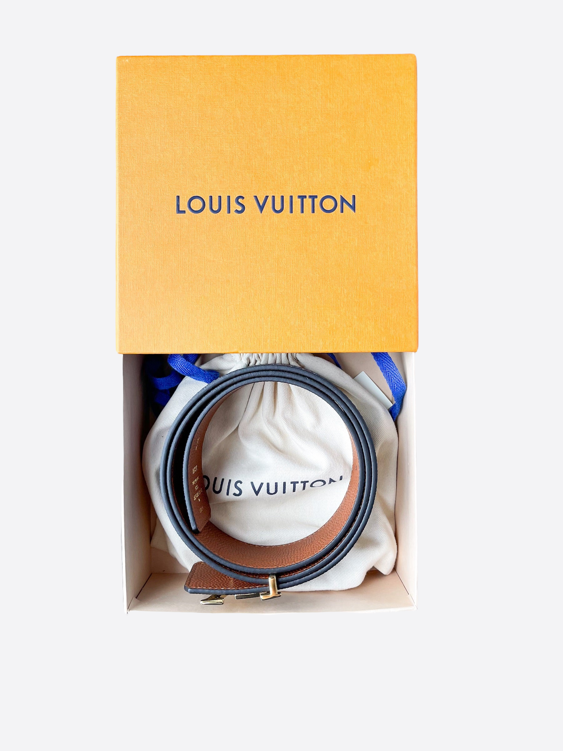 Louis Vuitton x NBA 2021 Leather Waist Belt - Blue Belts