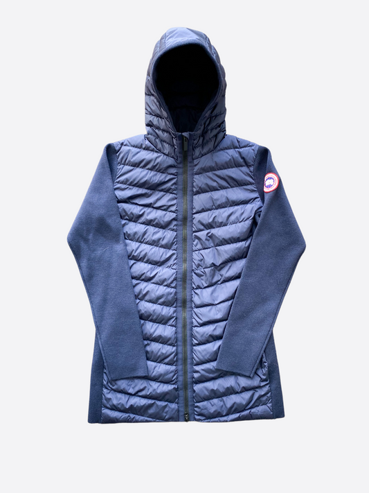 Canada Goose Navy Hybridge Knit Women's Jacket