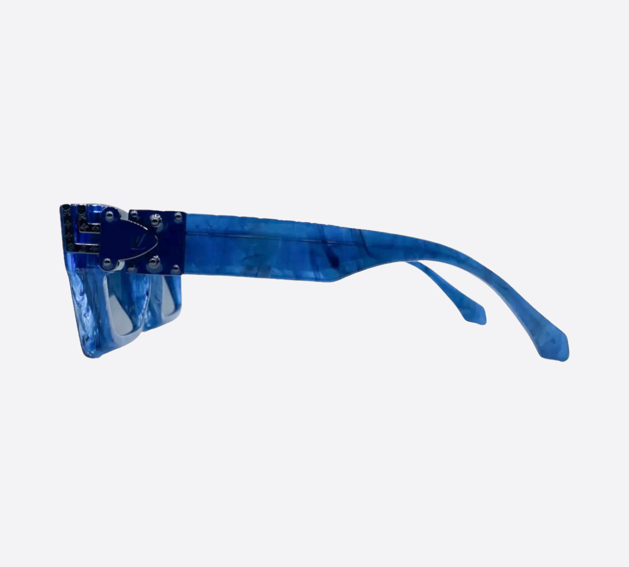 LOUIS VUITTON Acetate 1.1 Millionaires Z1359W Sunglasses Blue Marble  1052594