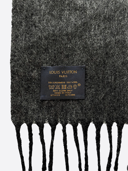 Louis Vuitton Grey Monogram Gradient Scarf