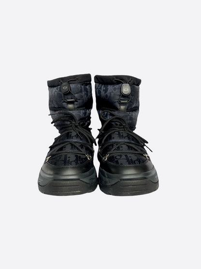 Dior Oblique Laced Snow Boots