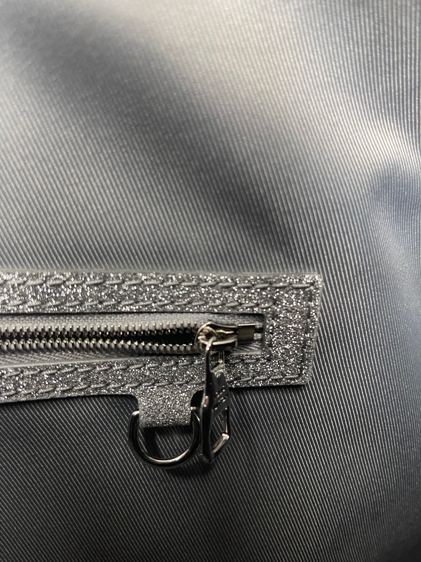 Louis Vuitton Silver Glitter Keepall 50