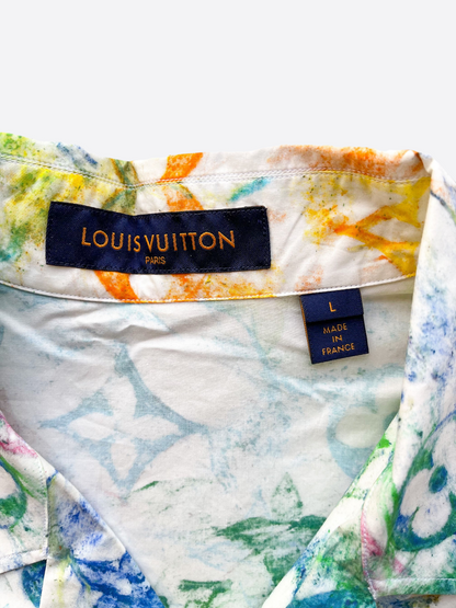 Louis Vuitton Pastel Monogram Button Up Shirt