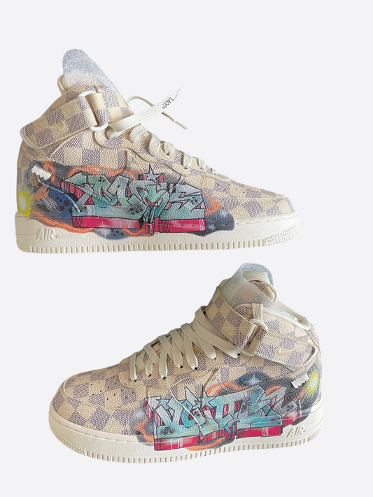 Louis Vuitton Graffiti Mid Top AF1