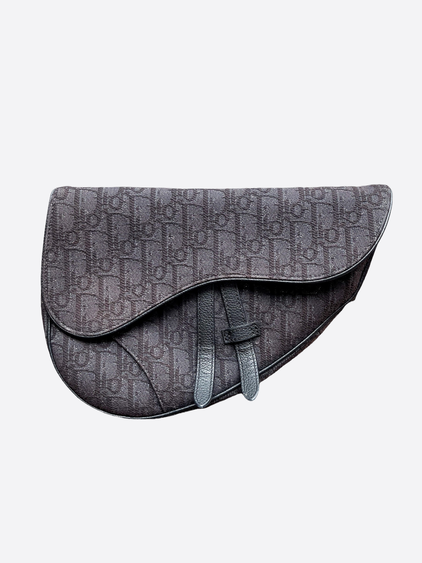 Dior Oblique Black Saddle Bag