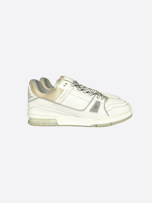 Louis Vuitton White & Grey Trainers