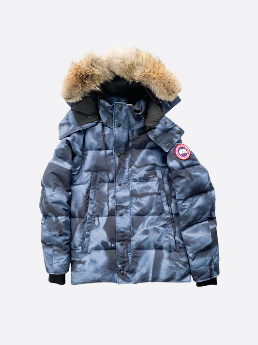 Canada Goose Blue Abstract Wyndham Parka