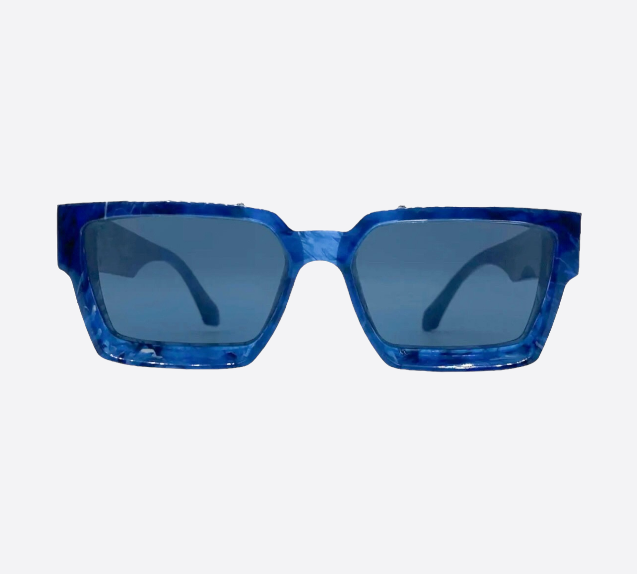 LOUIS VUITTON Acetate 1.1 Millionaires Z1359W Sunglasses Blue Marble  1052594