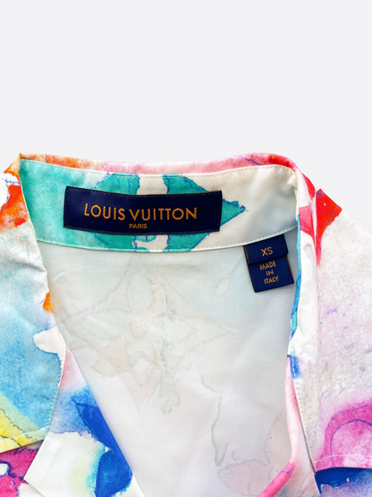 Louis Vuitton Watercolor Short Sleeve Shirt