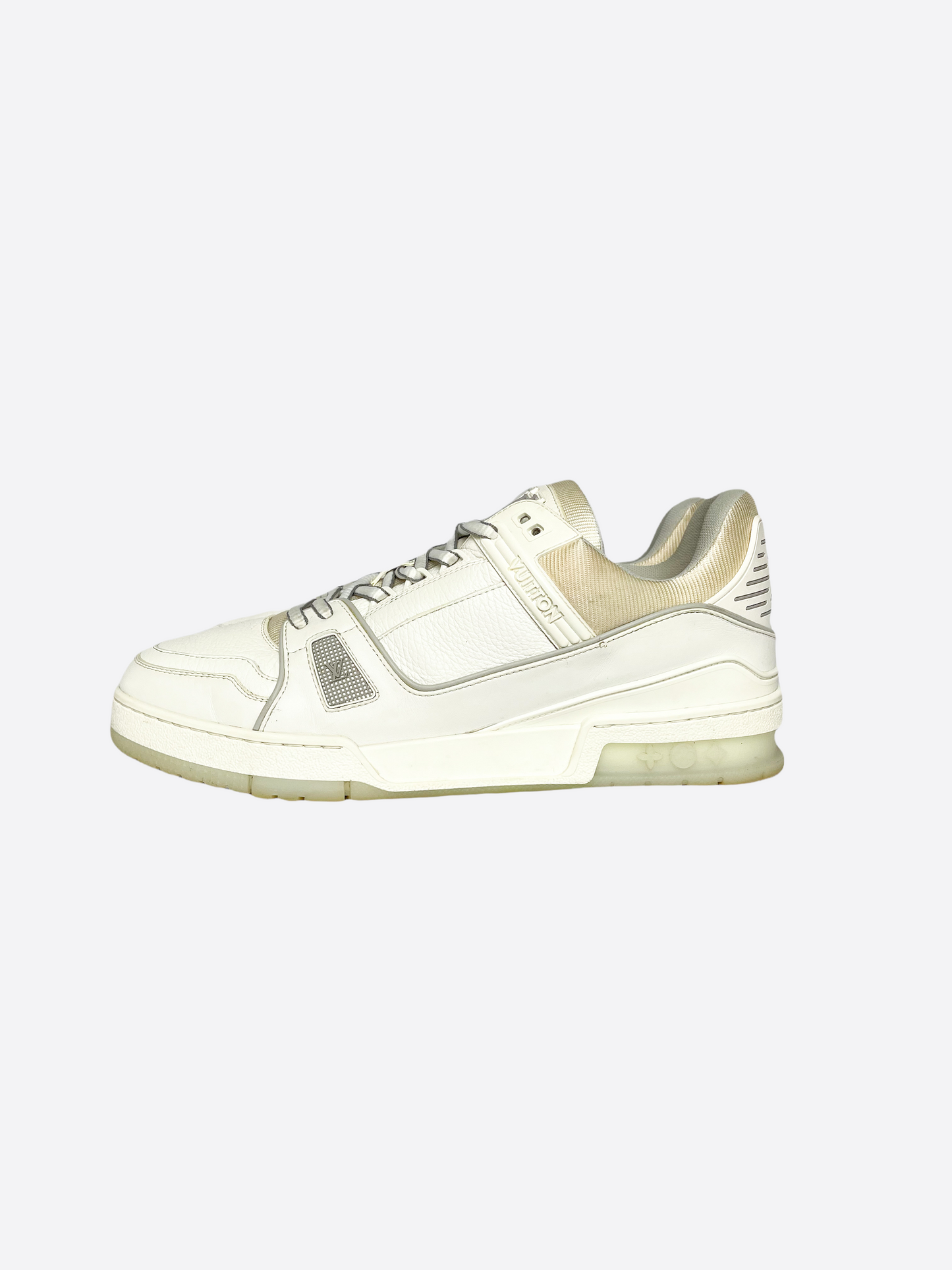 Louis Vuitton White & Grey Trainers