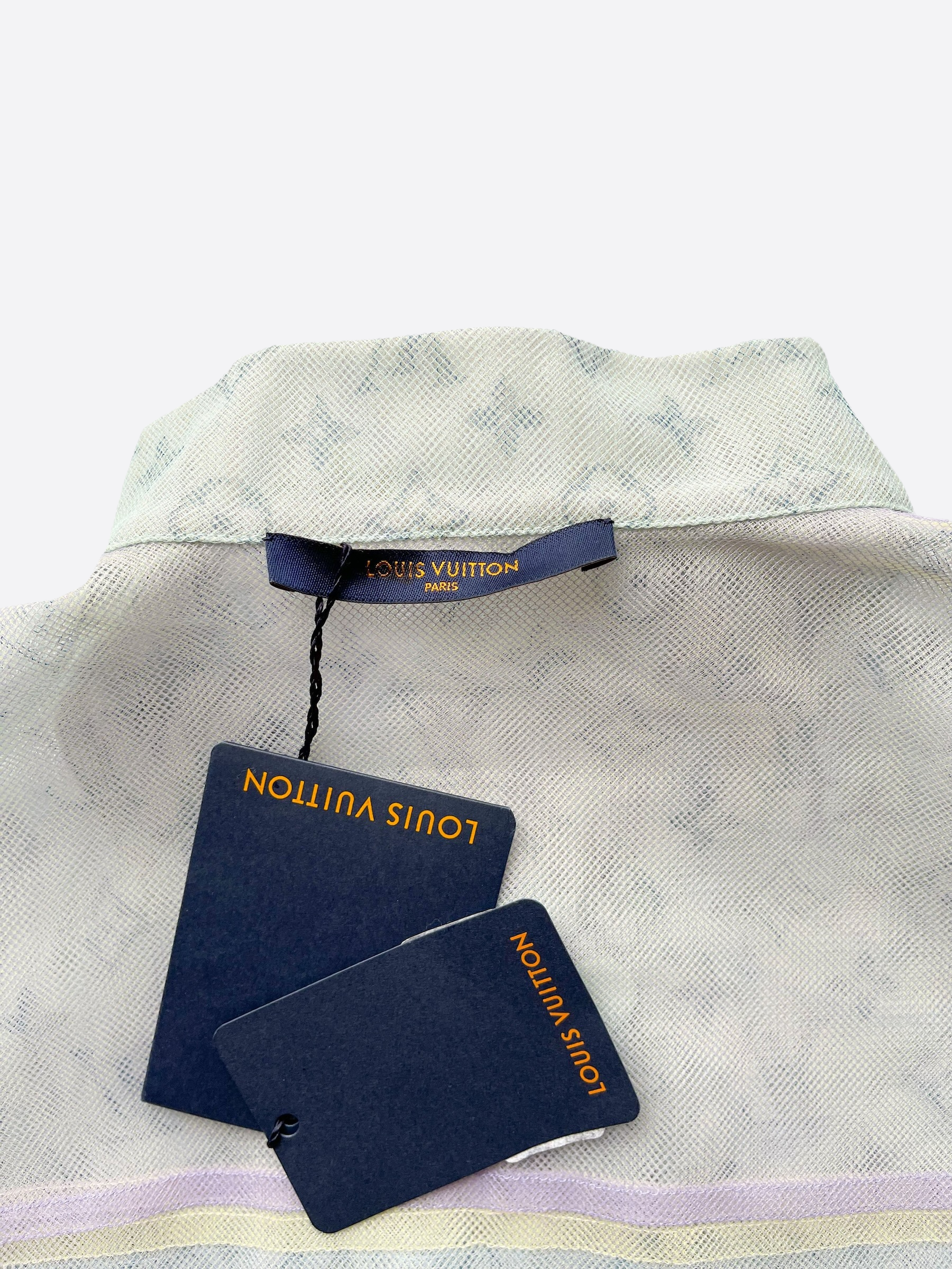 Louis Vuitton louis vuitton multicolor tulle denim jacket