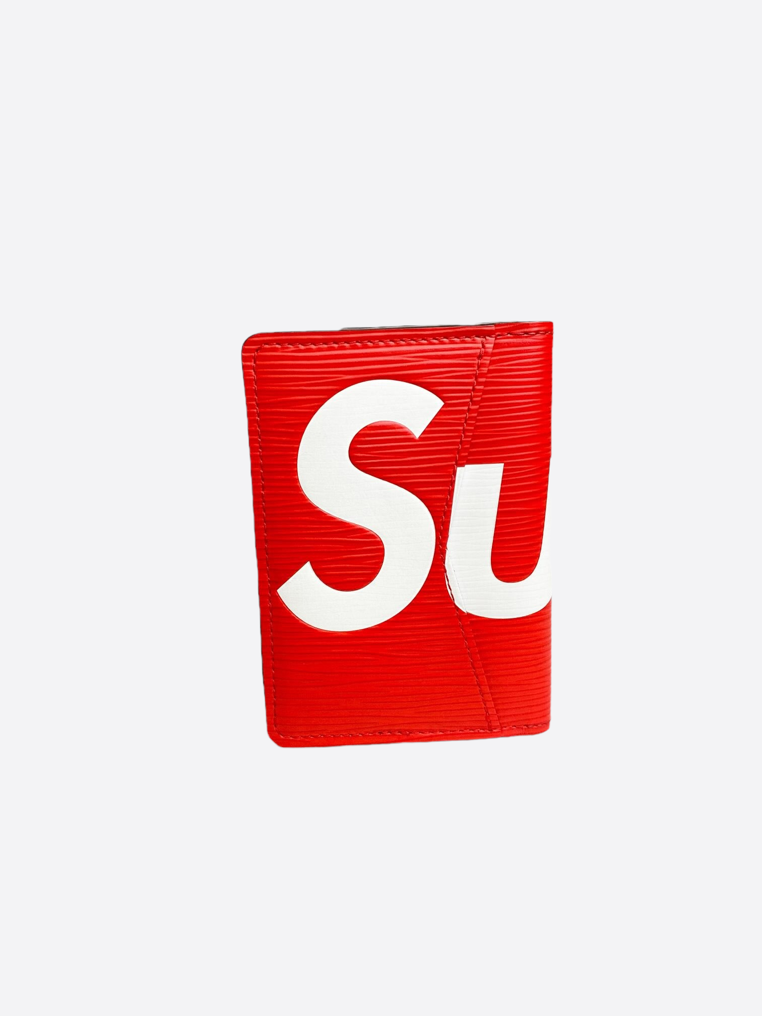 Louis vuitton x supreme pocket organizer epi red hot sale