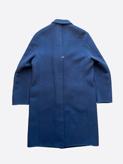 Louis Vuitton Cashmere Navy Monogram Peacoat